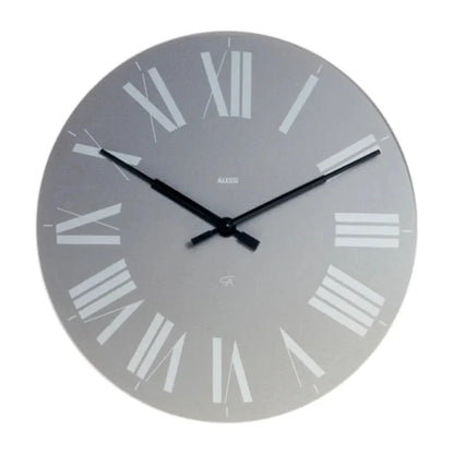 Alessi Firenze Wall Clock with Roman Numerals