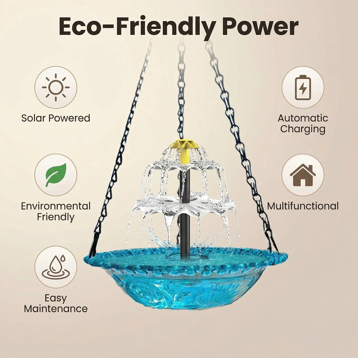 AquaLuxe™ — Give Your Garden Magical Vibrancy Without Electricity Connection