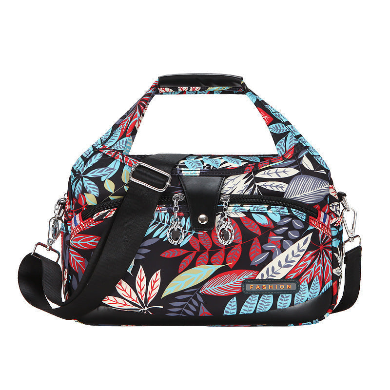 Nylon Crossbody Bag with Anti-Theft Protection