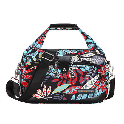 Nylon Crossbody Bag with Anti-Theft Protection