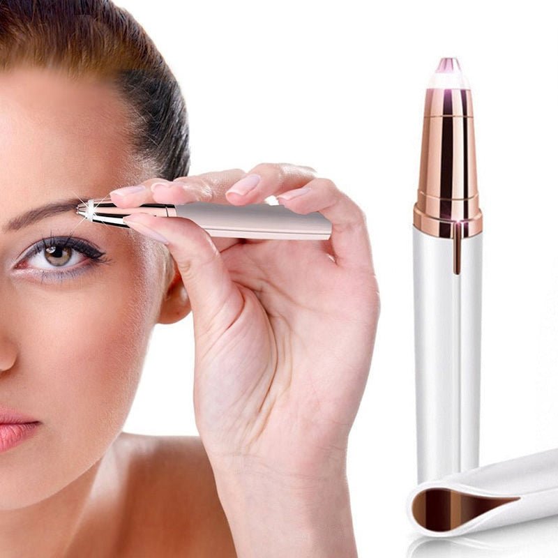 Electric Eyebrow Trimmer with Gold Precision Tip