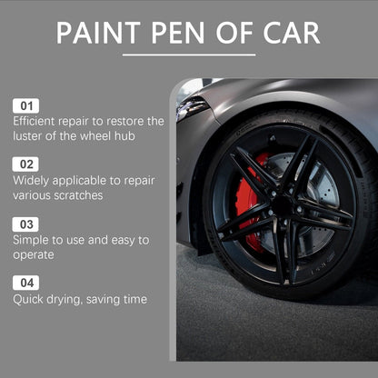 Rim Repair Paint Pen Set Black 30 ml