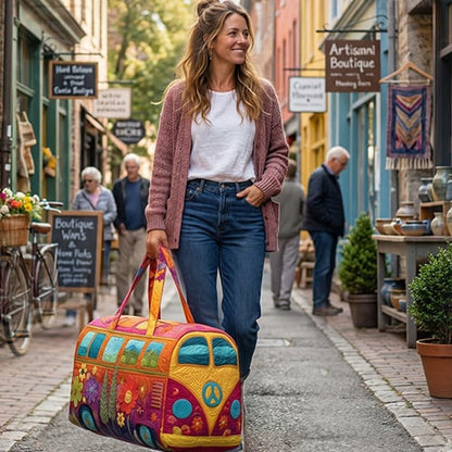 FloraVoyage Quilted Flower Travel Bag C3.2