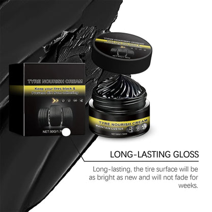 Tire Wax for Deep Black Shine & UV Protection