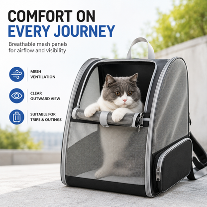 Pet Carrier Bag with Mesh Ventilation