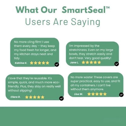 SmartSeal Fresh Keep Lids 100 Pieces BPA-Free