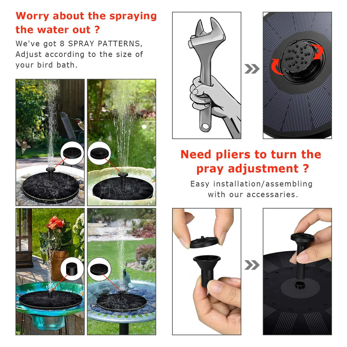 AquaLuxe™ Solar Fountain — Enchant Your Garden with Lively Water Play and Sunny Energy