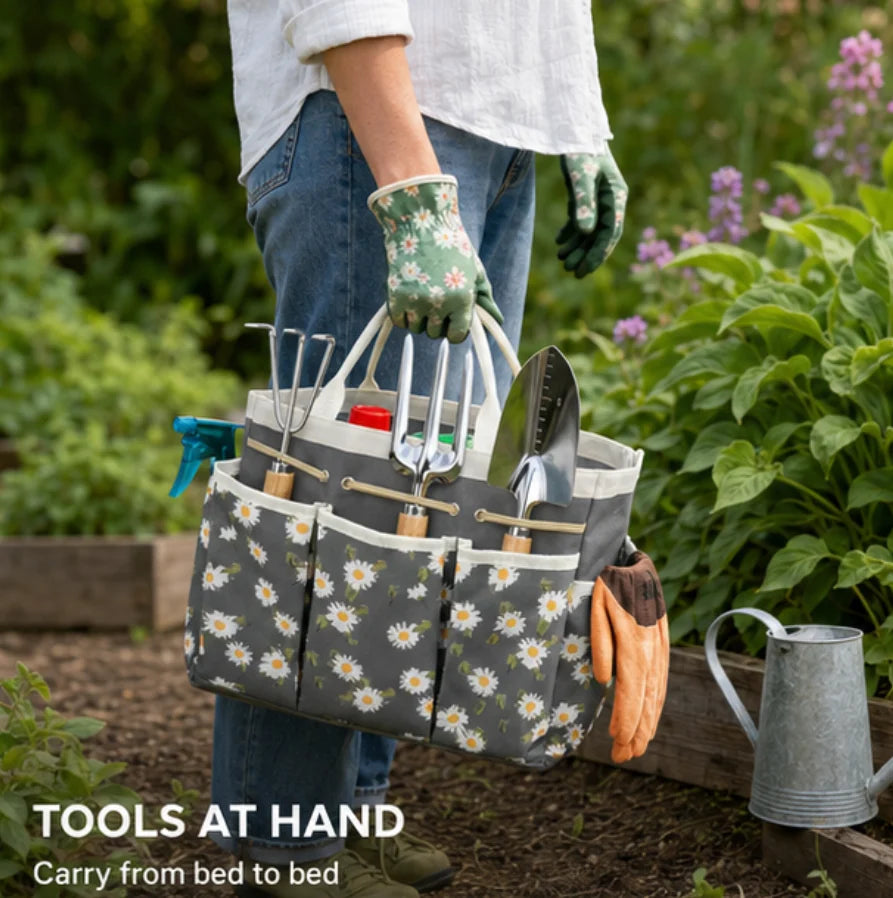 Garden Bag Oxford with Many Pockets