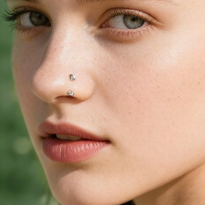 Horseshoe ring nose with internal thread