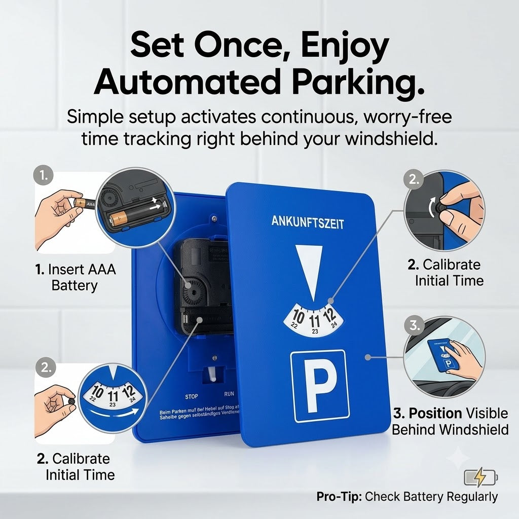 Automatic Parking Disc with Timer Function