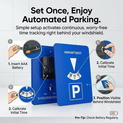 Automatic Parking Disc with Timer Function