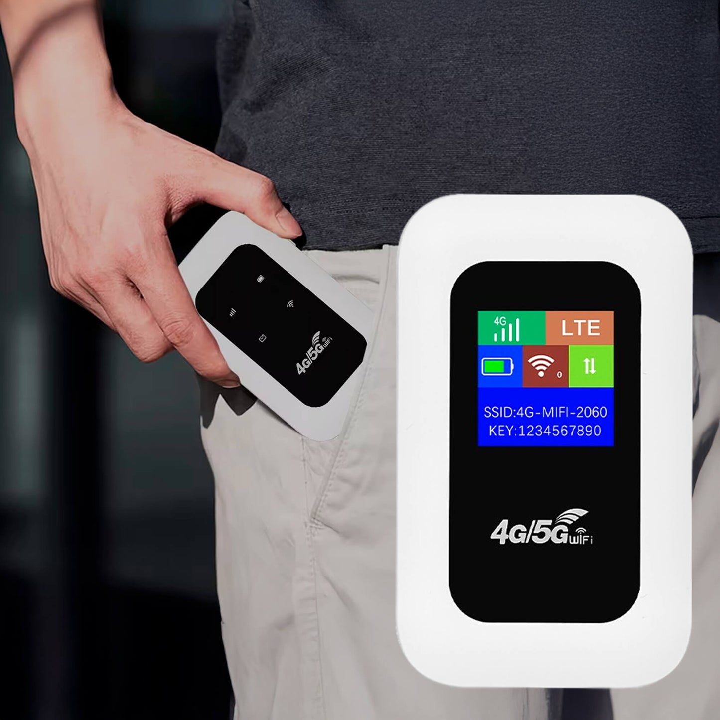 Portable Wi-Fi Router with SIM Card