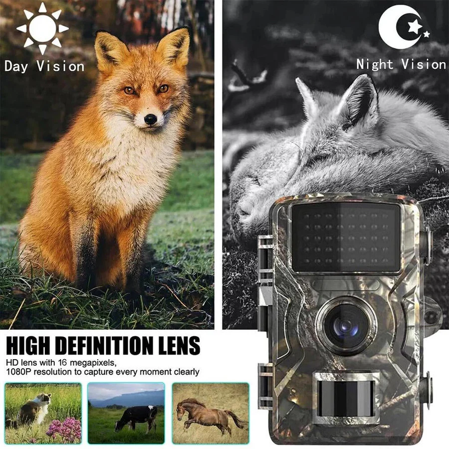 Night Vision Wildlife Trail Camera HD 1080P