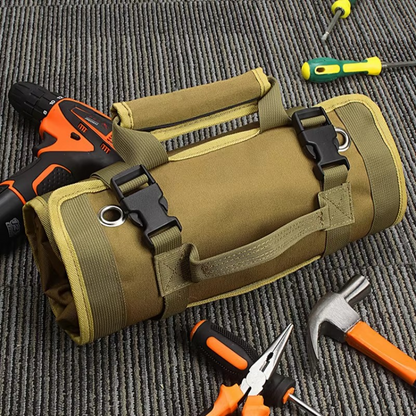 Tool Roll Bag with Removable Pockets
