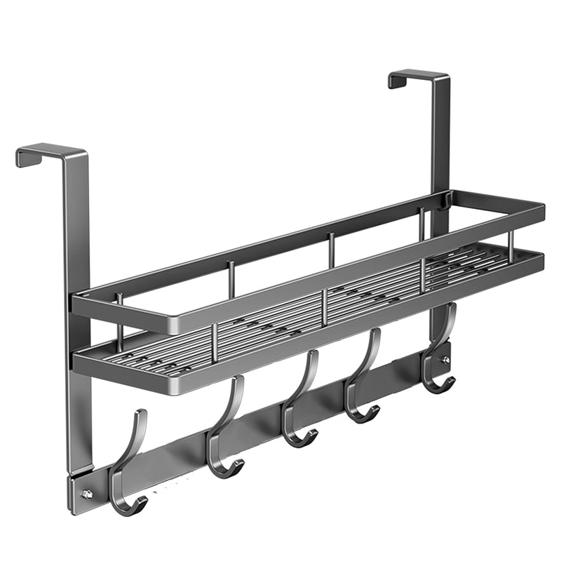 Door Organizer with Storage Basket and Hooks