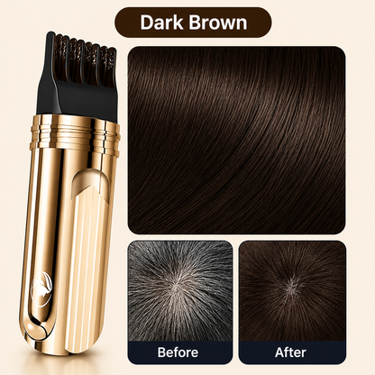 Clay comb for temporary hair color