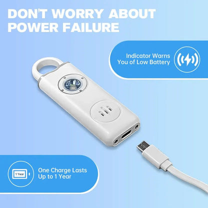 Women's Self-Defense Alarm Keychain