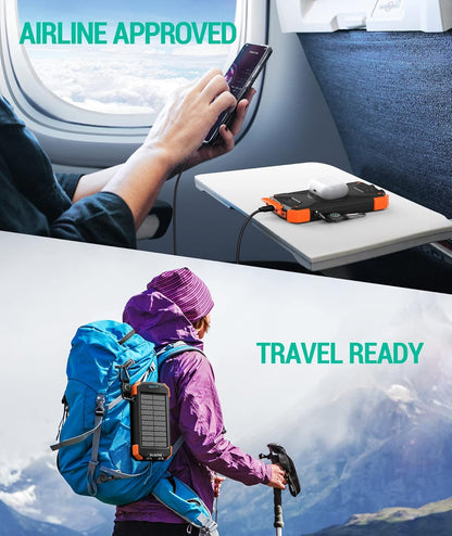Rivanta Solar Power Bank Emergency Power Bank IPX4