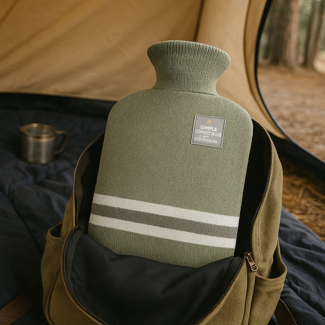2L Hot Water Bottle with Knit Cover