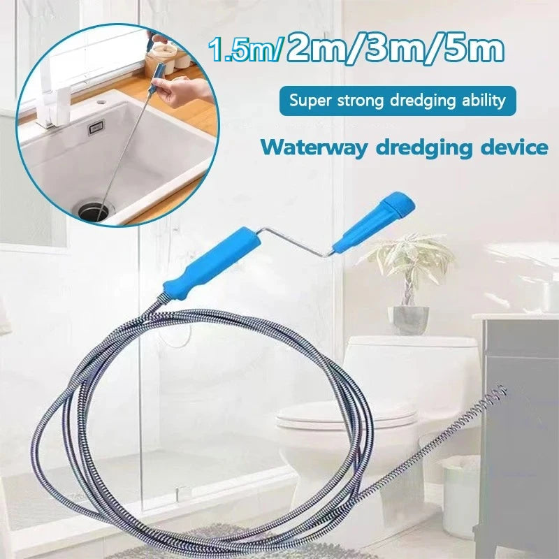 Drain Cleaning Spiral Drain