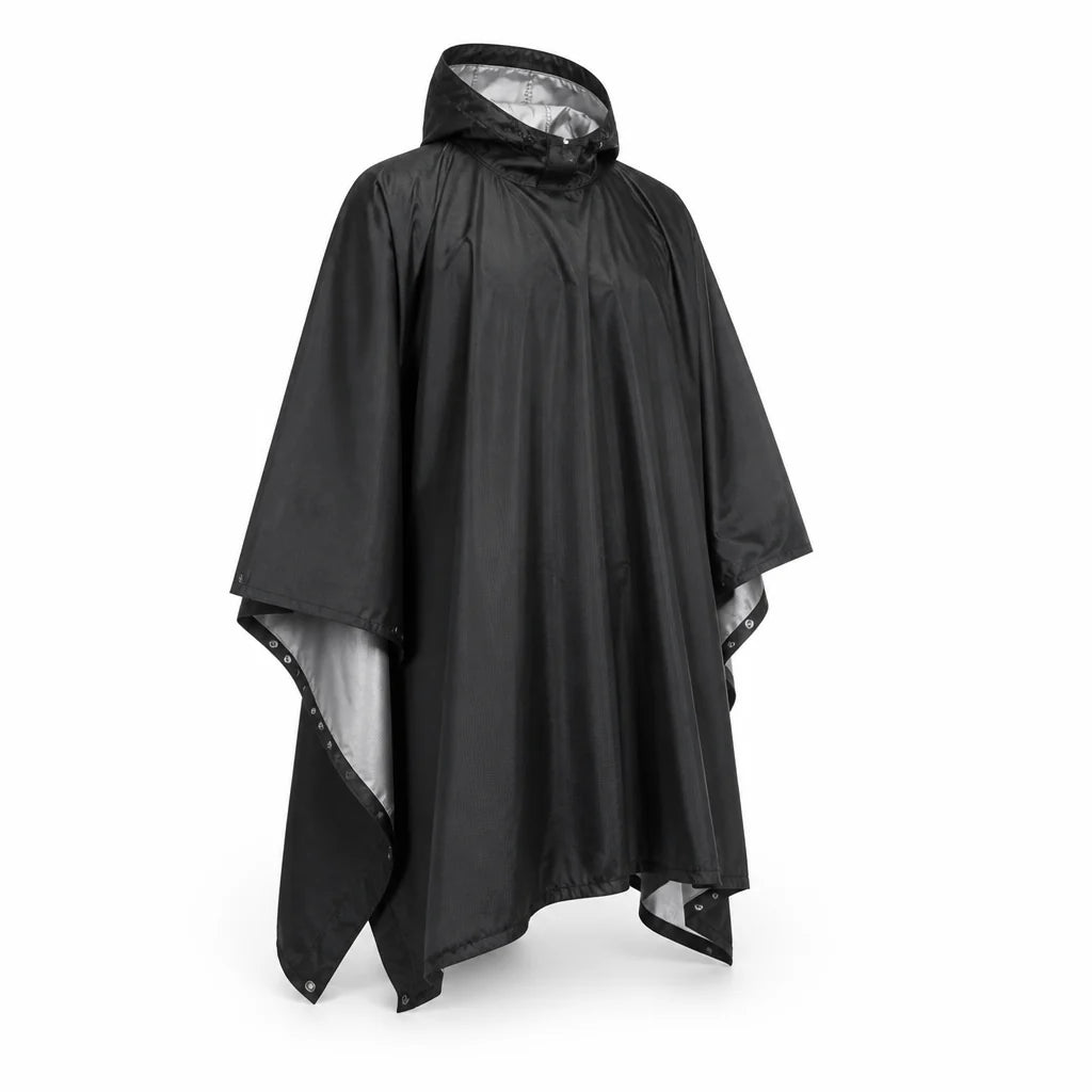 3-in-1 Waterproof Ripstop Rain Poncho