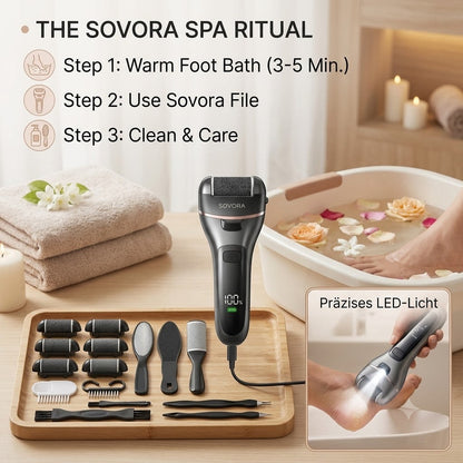 Electric Foot File for Soft Feet
