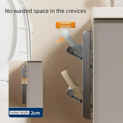 Wall-Mounted Shoe Rack with Drainage System