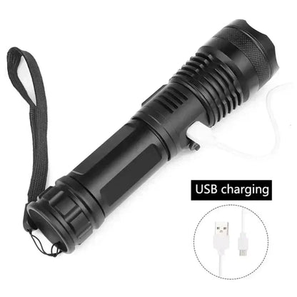Tactical LED Flashlight 90,000 Lumens IP65