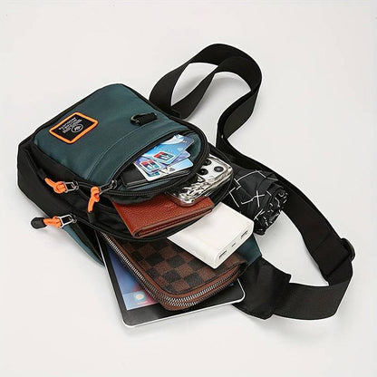 Waterproof Shoulder Bag with Multiple Compartments