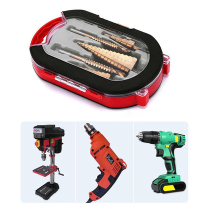 Titanium Step Drill Bit Set 6-Piece