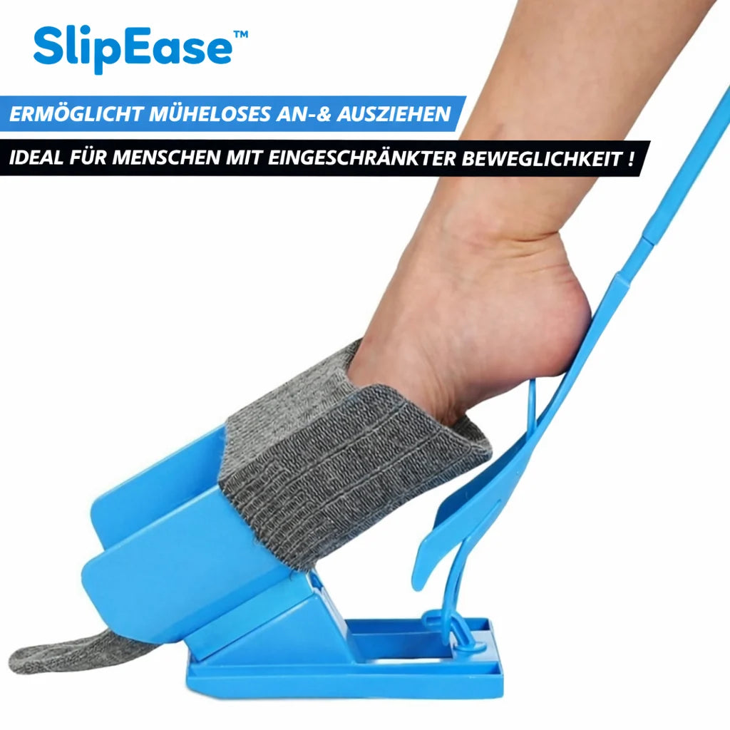 SlipEase™ — No more bending, finally free and independent sock putting on