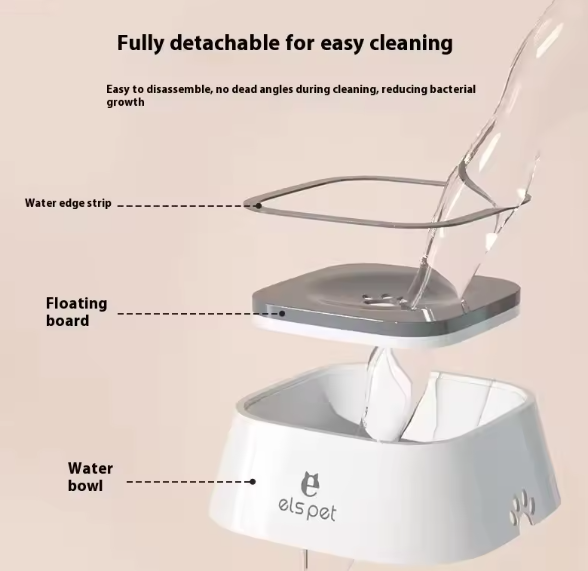PawClean Anti-Drip Water Bowl for Dogs