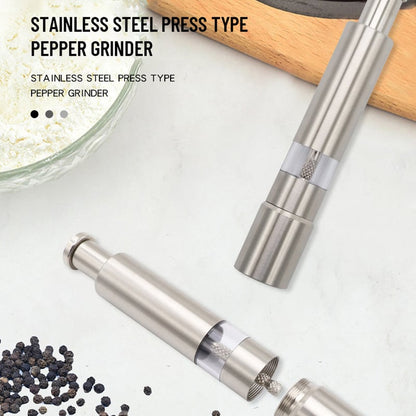 GrindMaster Stainless Steel Salt and Pepper Mill