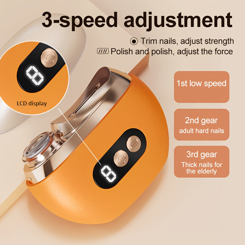 Electric Nail Clipper with File