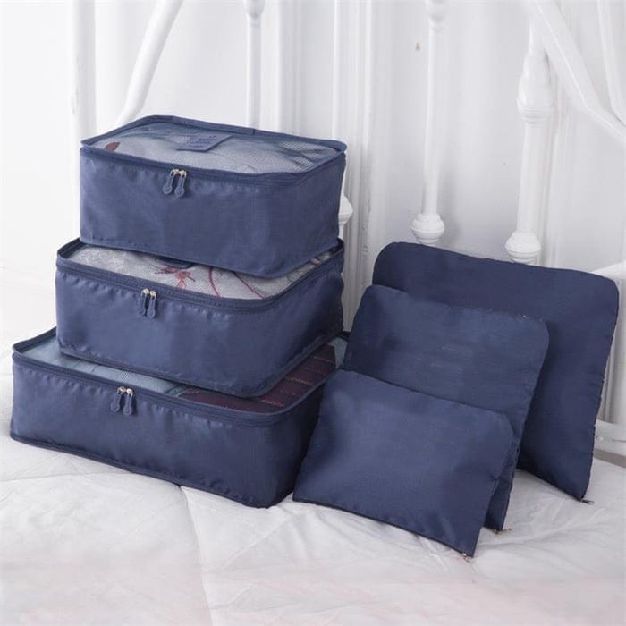Suitcase Organizer Set with 6 Packing Pouches