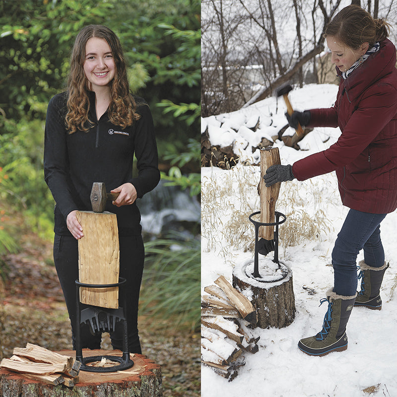 Cast Iron Wood Splitter – Safely Split Firewood