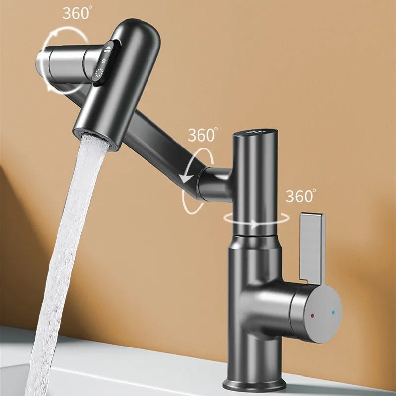 LUSTRAFLOW 360° Faucet with LED Temperature Display