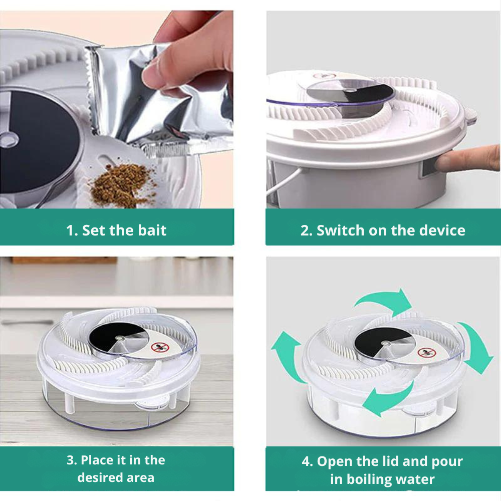Fly trap without chemicals – SilentCatch