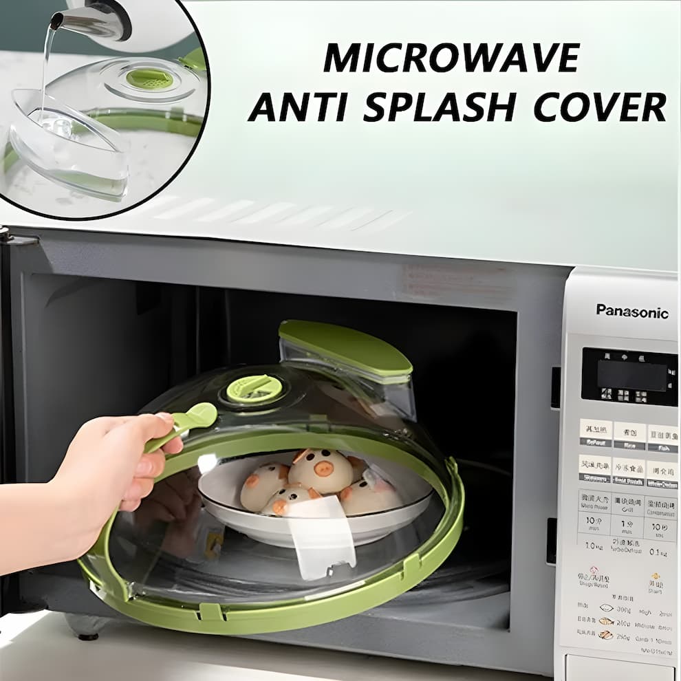 Microwave Steam Cooker & Splash Guard