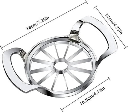 Apple Slicer Stainless Steel – 12 Sections & Core Remover