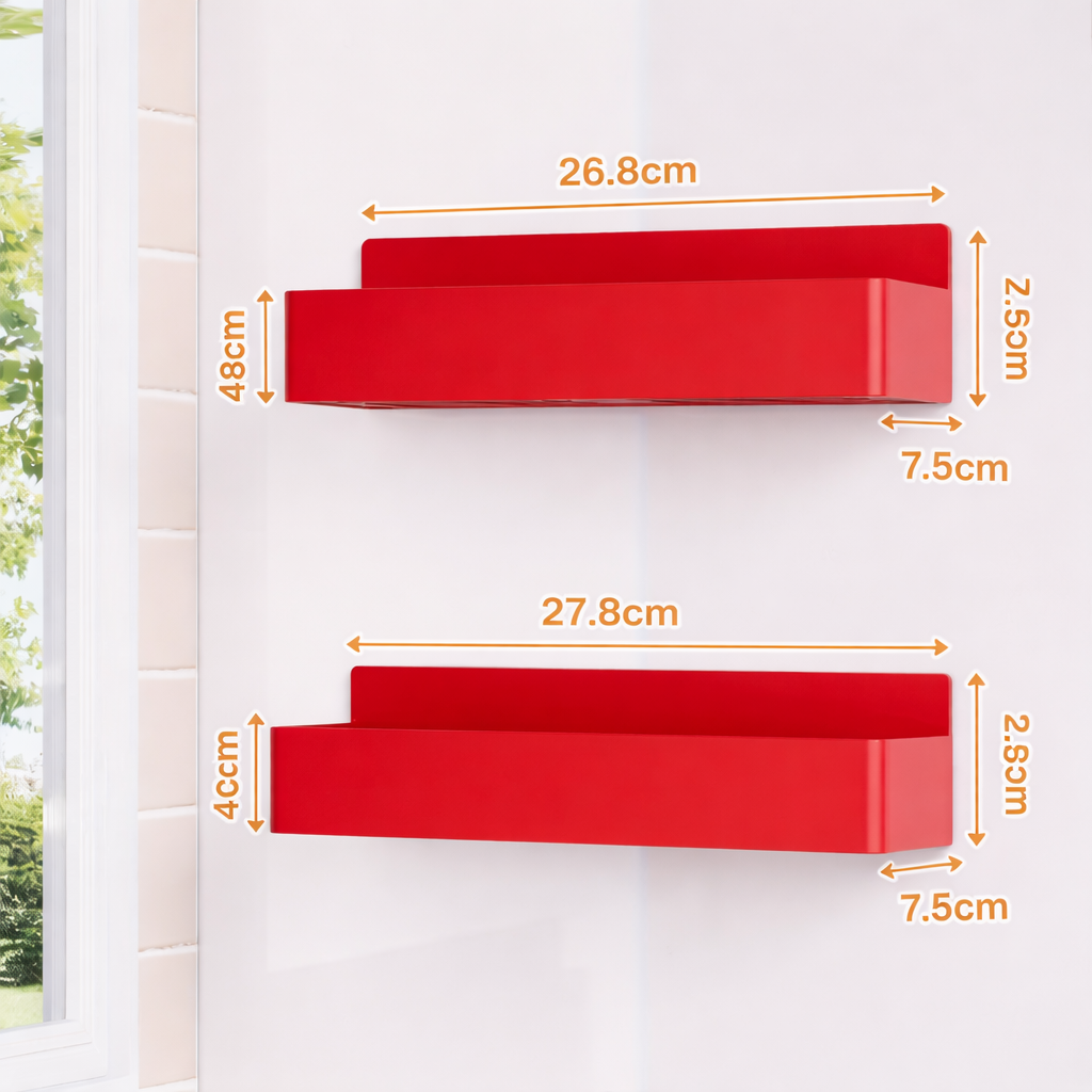 Magnetic Storage Shelf 4-Piece Set