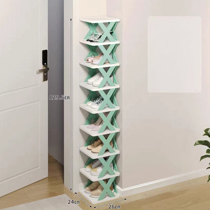 Narrow Shoe Rack Tower