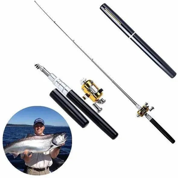 Pocket fishing rod with reel – extendable to 97 cm