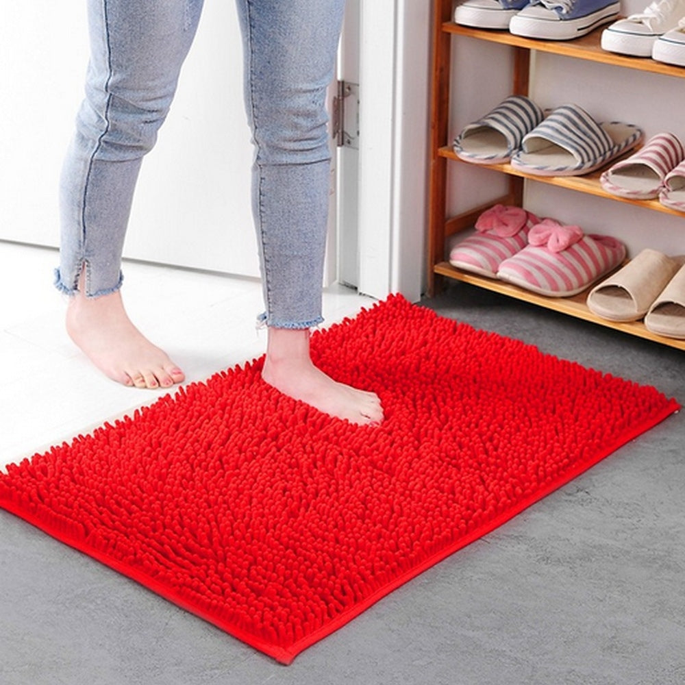 Chenille Bathroom Mat – Ultra Soft & Highly Absorbent
