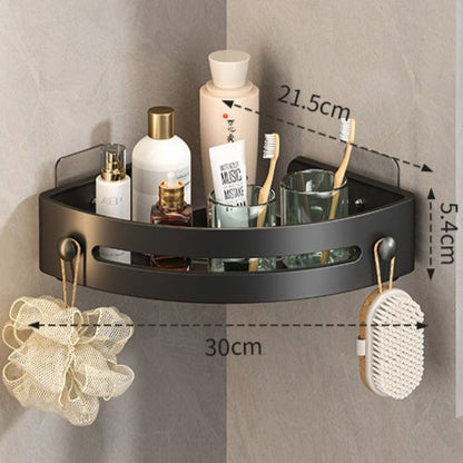No-Drill Triangle Shower Shelf