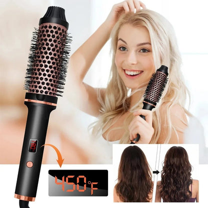3-in-1 Thermal Curling Brush with Ion Technology