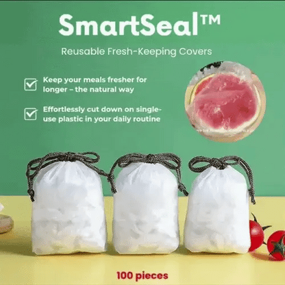SmartSeal Fresh Keep Lids 100 Pieces BPA-Free