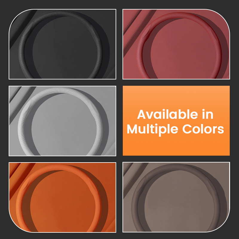 Universal Steering Wheel Cover with Anti-Slip Grip