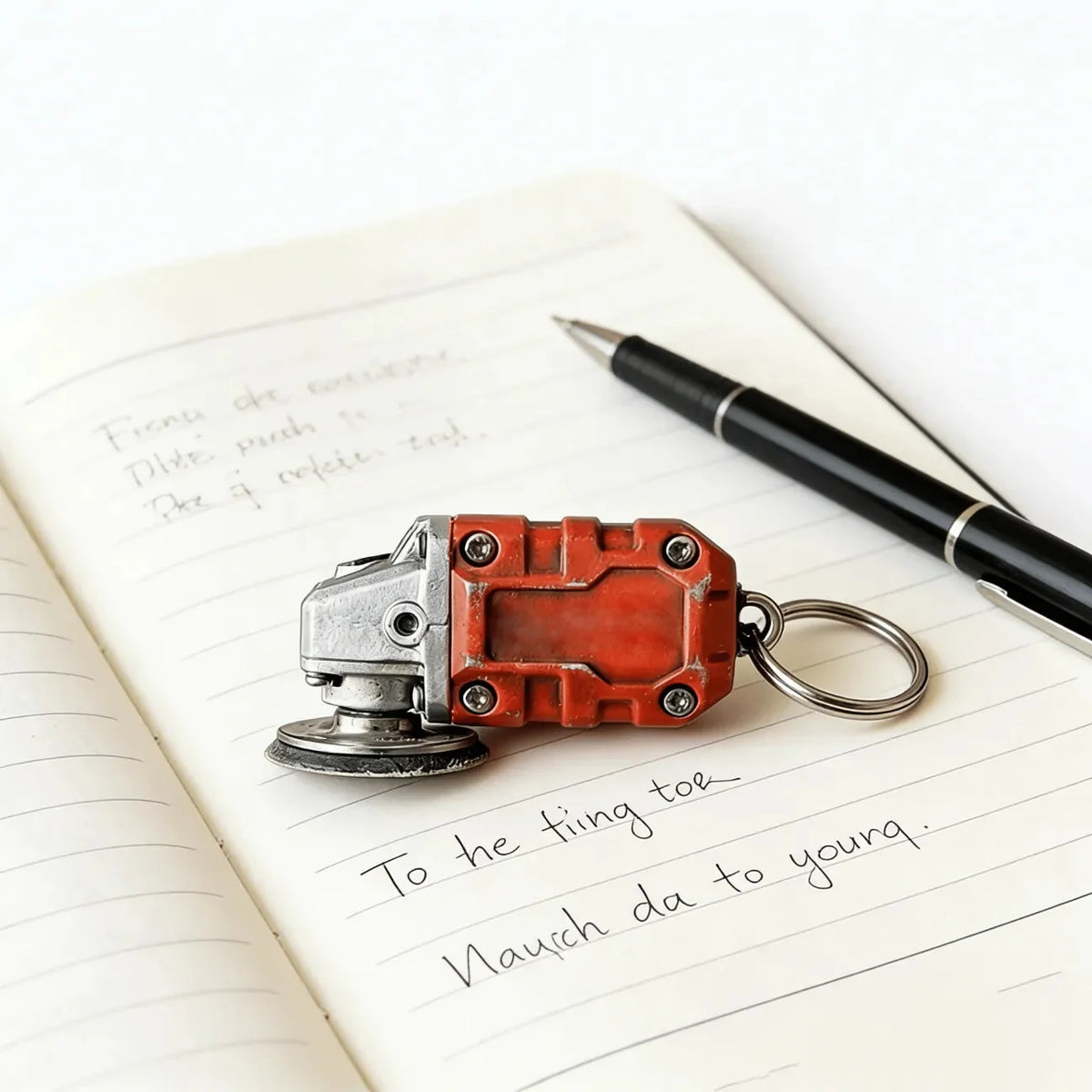 EdgeCraft™ Mini Grinder Keychain — compact, decorative, and always handy
