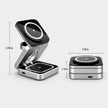 3-in-1 Wireless Charging Station for 3 Devices
